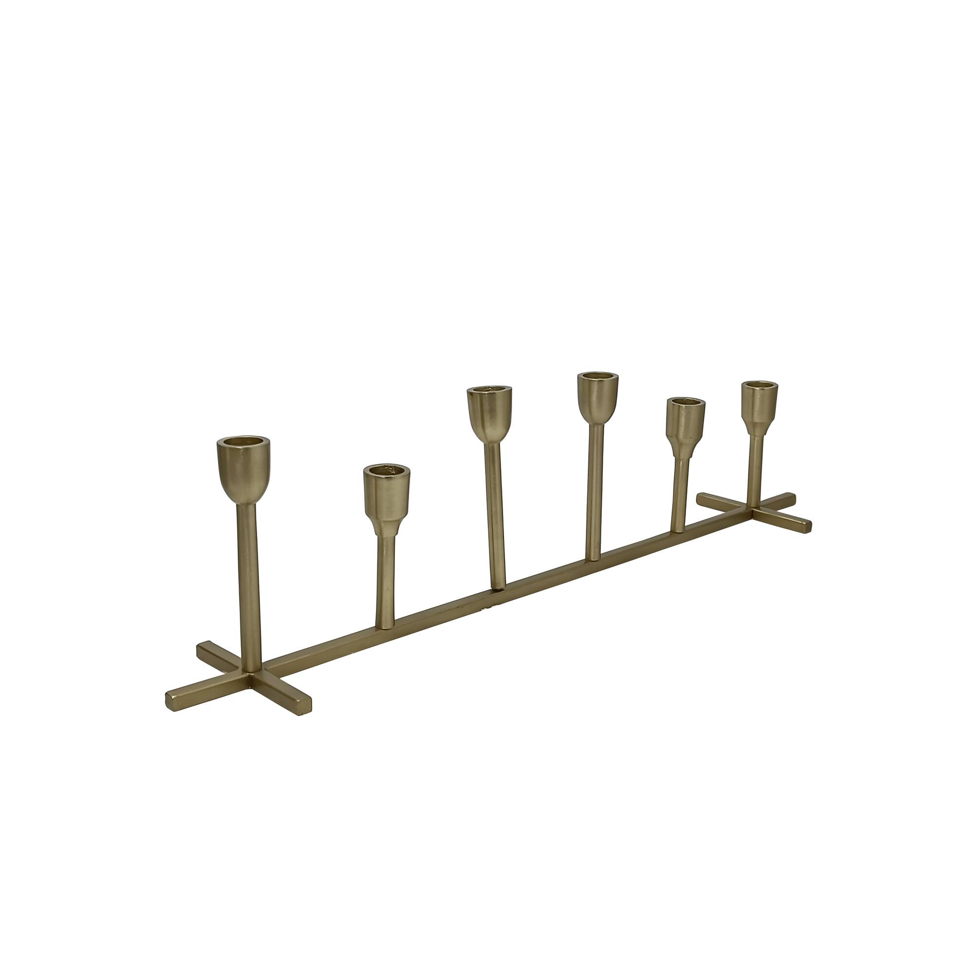 24" x 5.7" Gold Taper Candle Holder by Ashland®